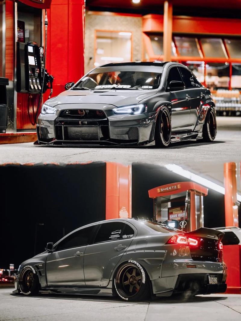 三菱evo10油箱蓋，三菱Evo10爆改