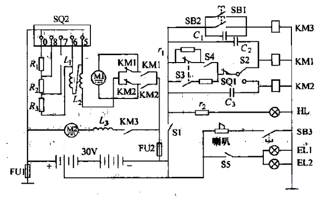 鏟車電路接線實(shí)物圖