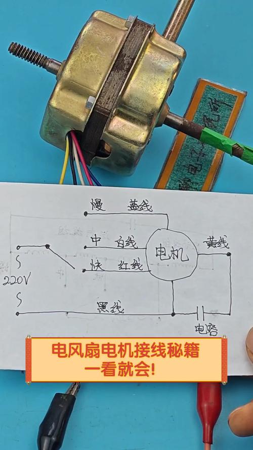 風扇電機接線圖，風扇電機維修視頻教程