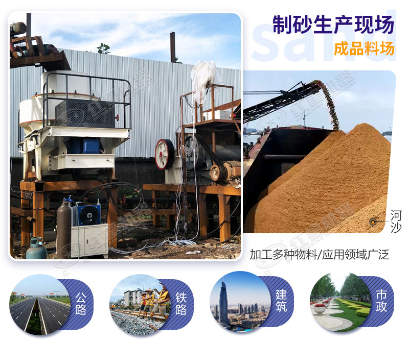 制砂生產(chǎn)線成品質(zhì)量高、效益高