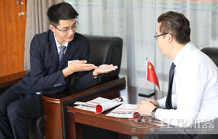 合作共贏，來(lái)廠客戶物料展示
