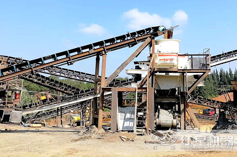 制砂機(jī)成品粒型好，成品多用于建筑工程，道路基建